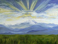Majestic Colorado Mountain Sunset - Art Print