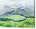 Peaceful Mountain Landscape - Canvas Print